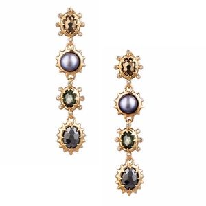 ALEXIS BITTAR • Georgian Linear Drop Post Earrings